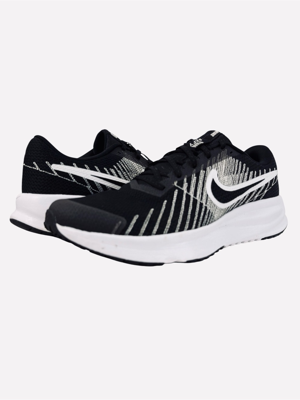 Nike Run Defy Men's Road Running Shoes Black/White HM9594-004 Size 12